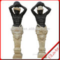 Technology Natural Stone Black Marble Man Statue YL-R571